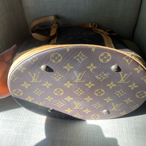 Authentic Louis Vuitton vintage bucket bag large FL0060 (F1027) - Picture 4 of 16
